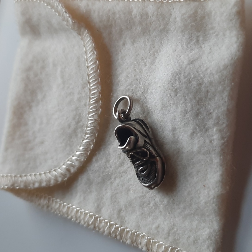 Retired James Avery Silver Running Shoe Charm